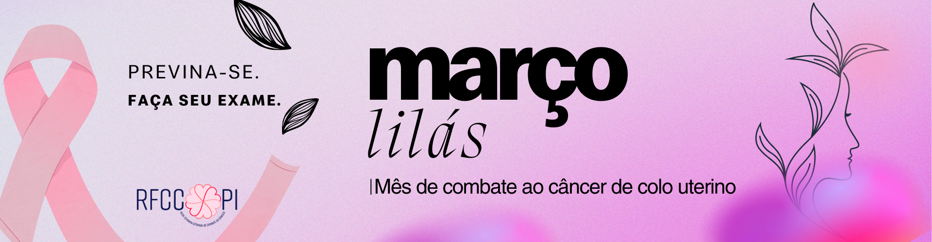 capa da campanha março lilás